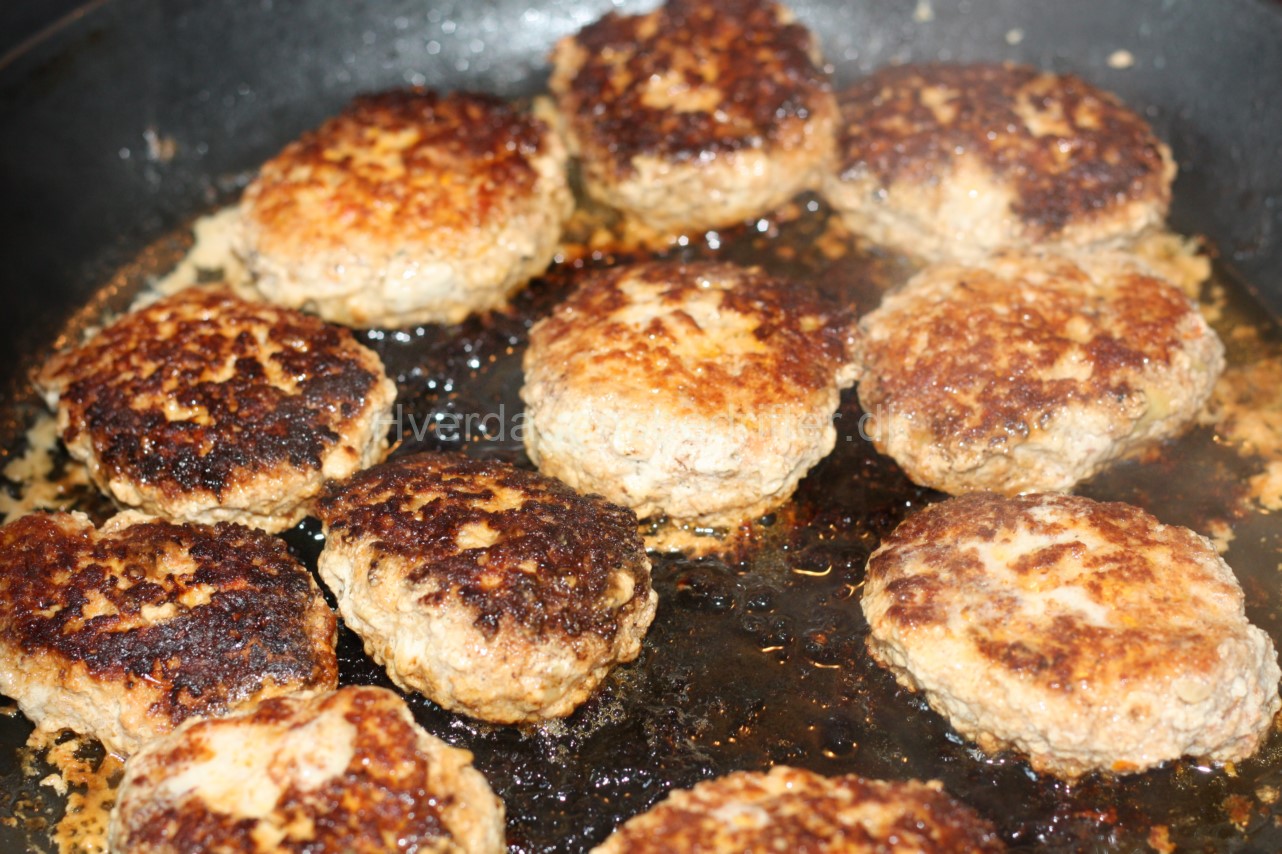Frikadeller med soltørrede tomater