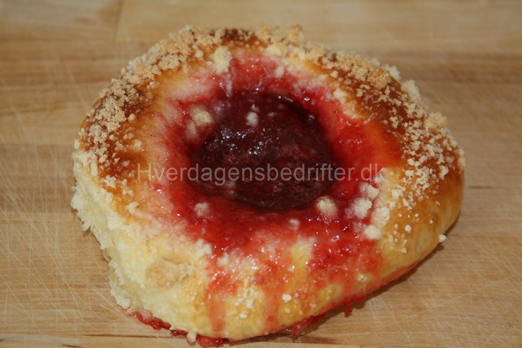 Polsk bolle med marmelade
